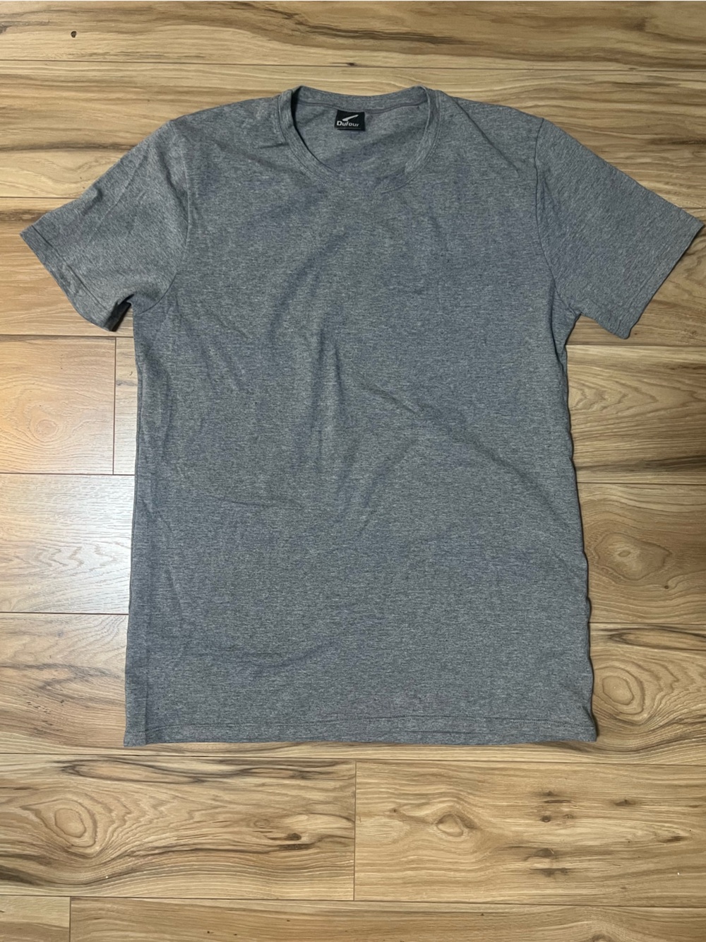 Dufour Basic Gray Crewneck T-Shirt